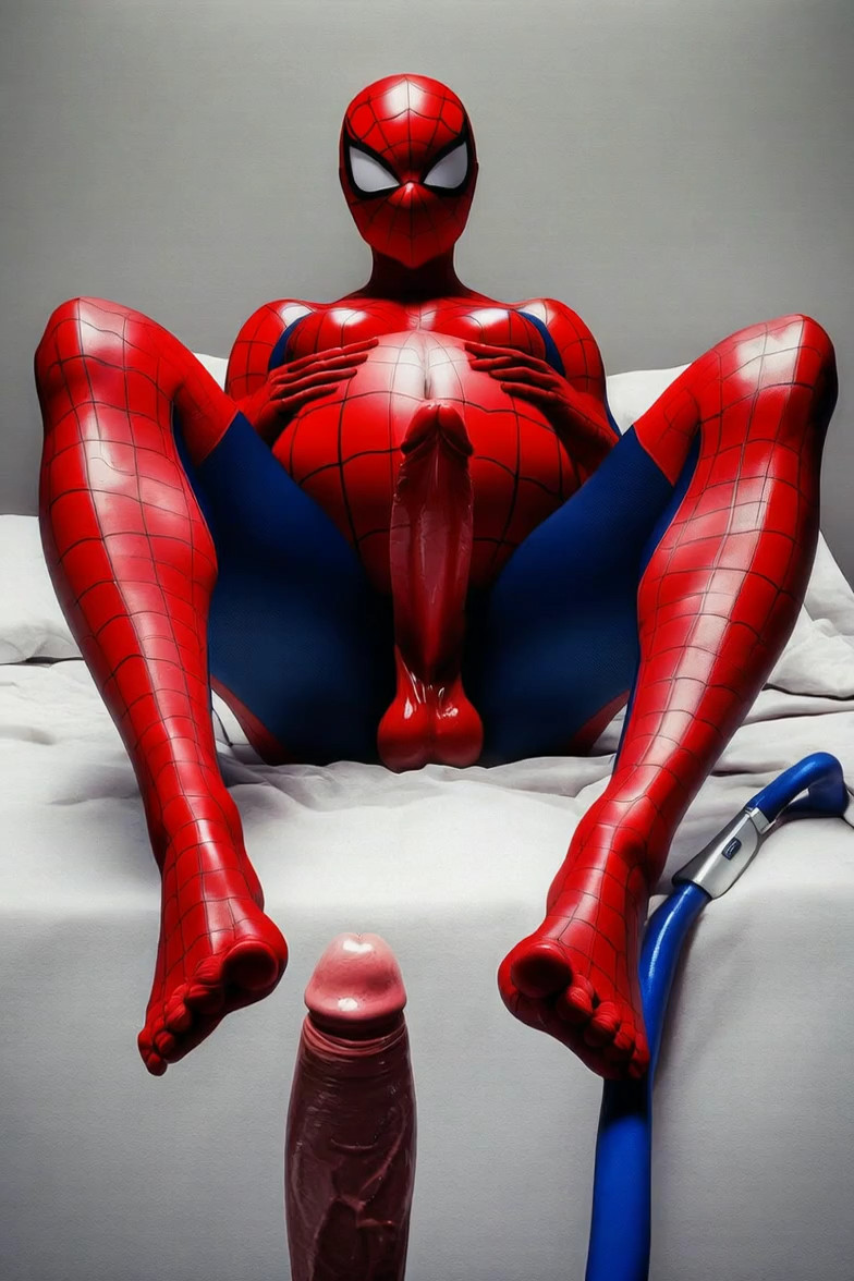While he gives a footjob to the viewer's penis, hiss belly is getting inflate…